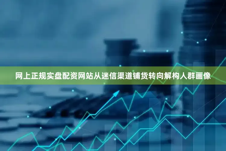 网上正规实盘配资网站从迷信渠道铺货转向解构人群画像