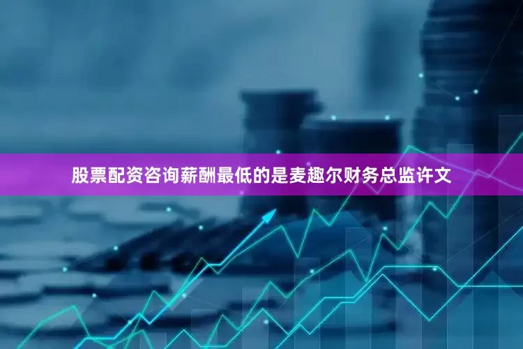 股票配资咨询薪酬最低的是麦趣尔财务总监许文